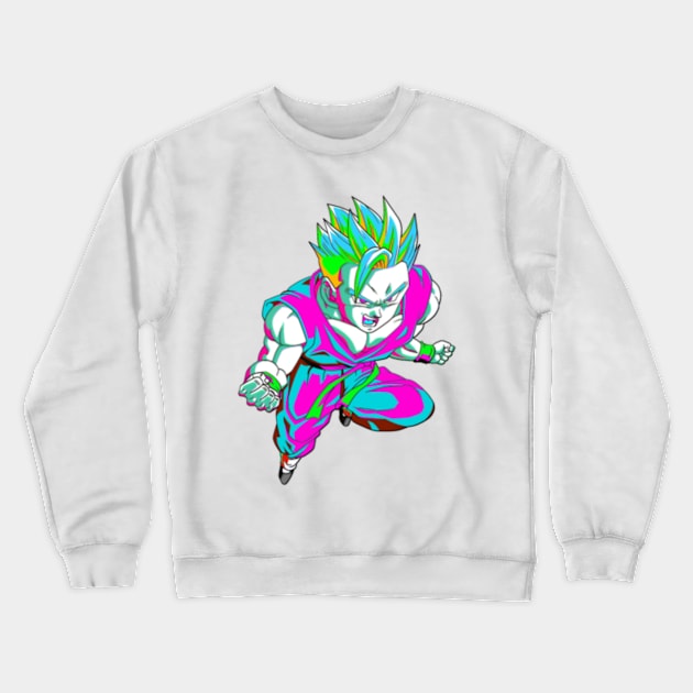 Anime Vaporwave Crewneck Sweatshirt by Simonpeters98